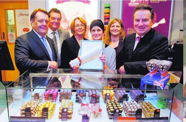 Jobs campaign ‘great idea’ says minister during Thorntons visit